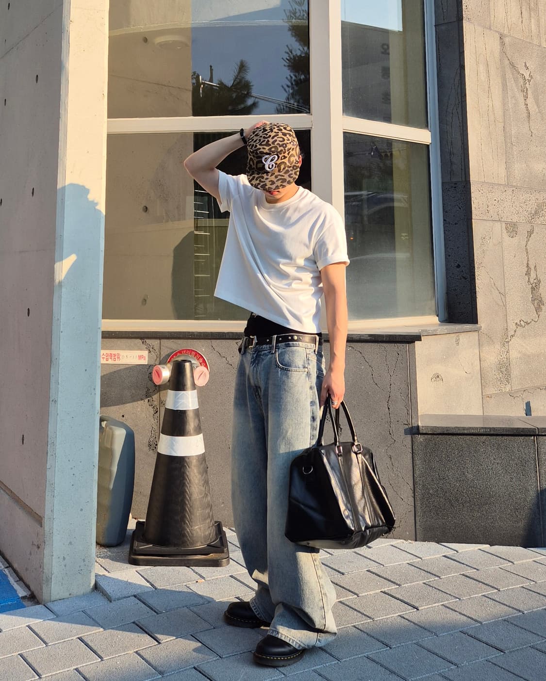 이우가마카라스 스터드 범피 버클 벨트 (B타입) 상품이미지7