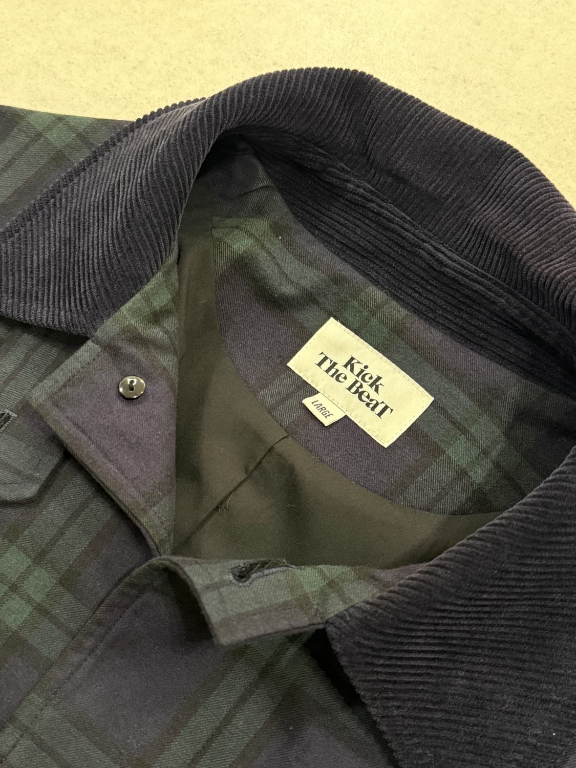 킥더빗 맥코트 블랙와치 L 상품이미지2