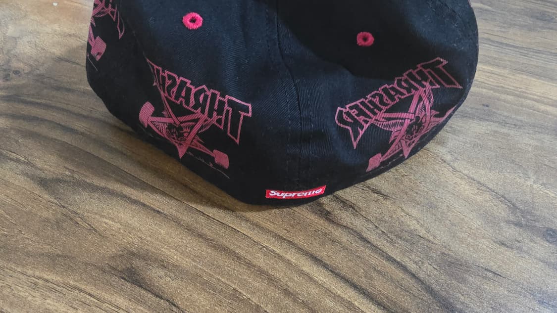 슈프림 트레셔 6패널 캡 블랙 21FW 상품이미지3