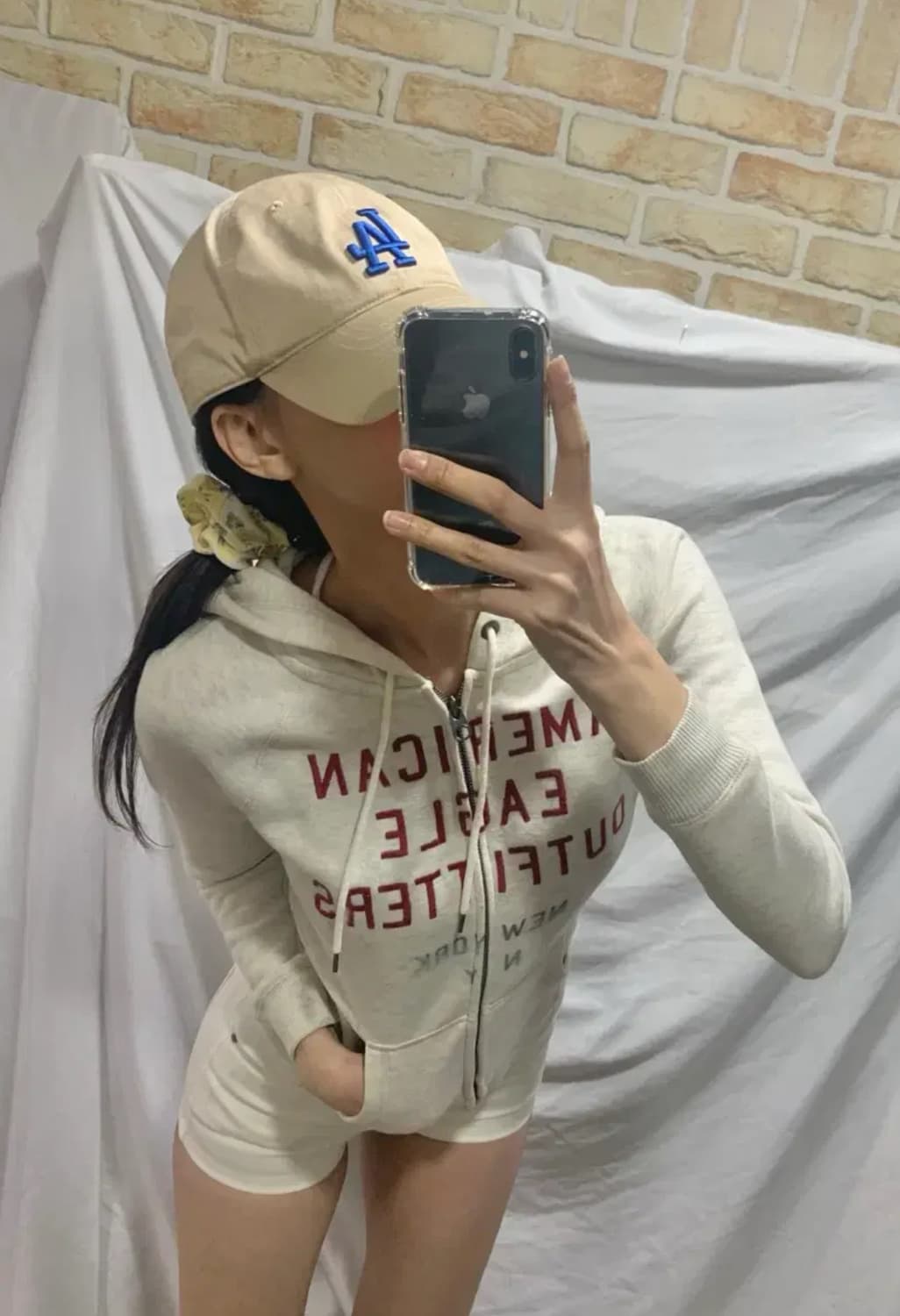 아메리칸이글 후드집업,연그레이,XS 상품이미지3