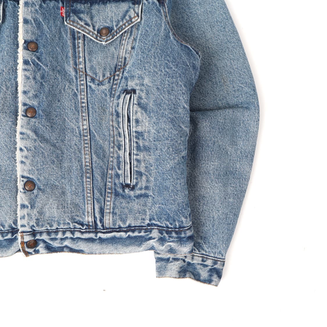 리바이스 80s usa메이드 쉐르파 데님자켓 상품이미지4