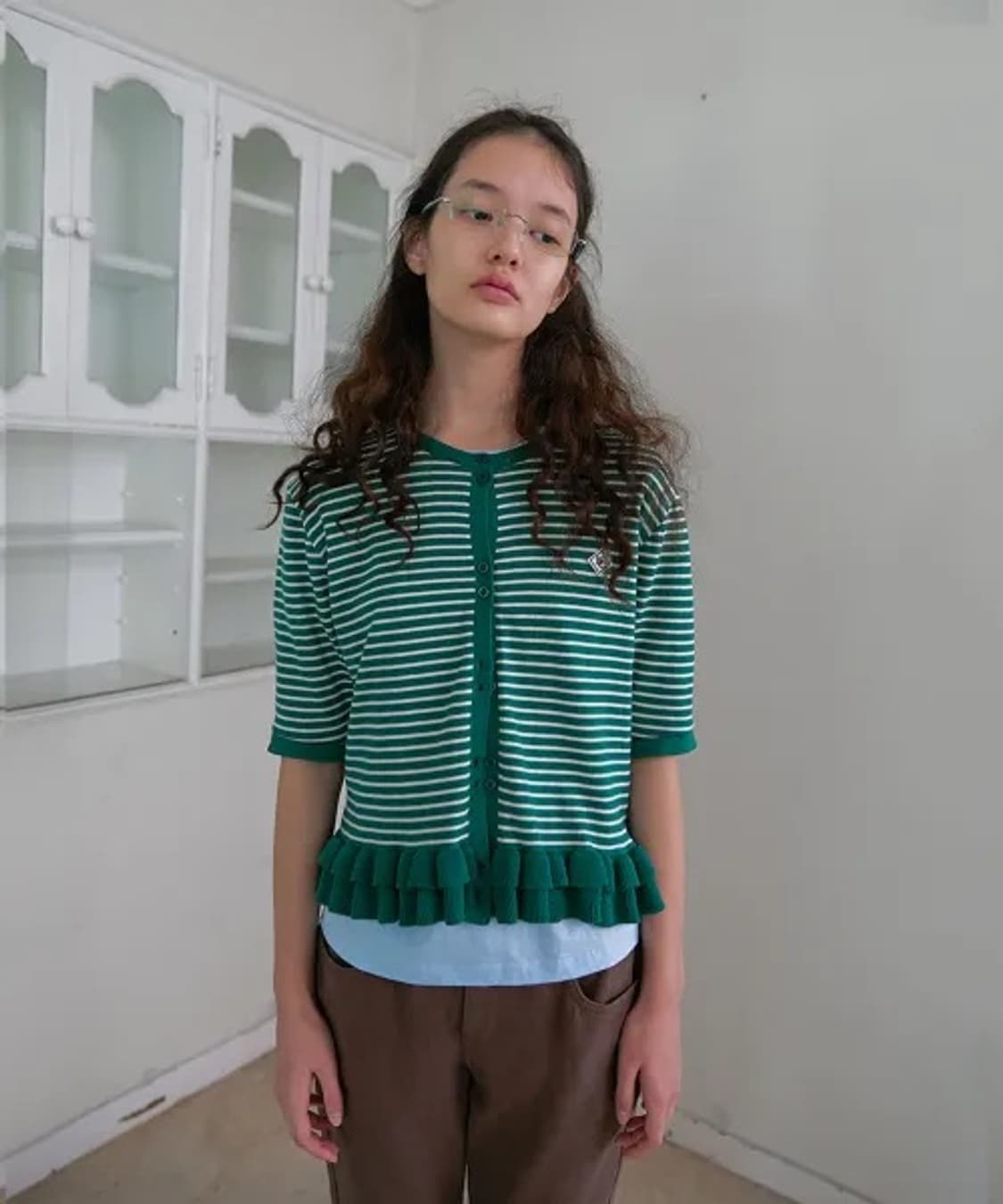 Frill cardigan 상품이미지1