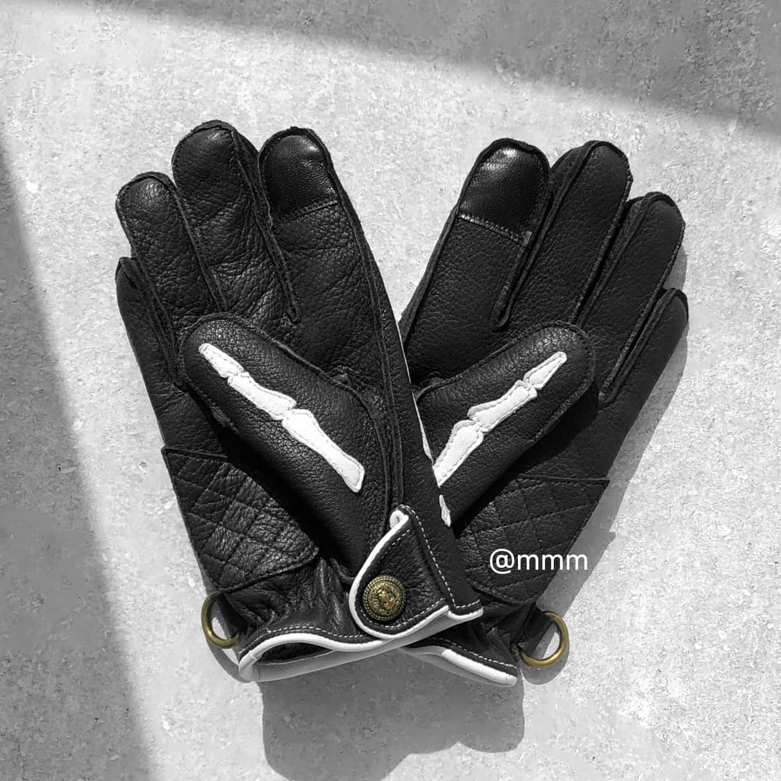 [Premium] 스컬 가죽 장갑 상품이미지5