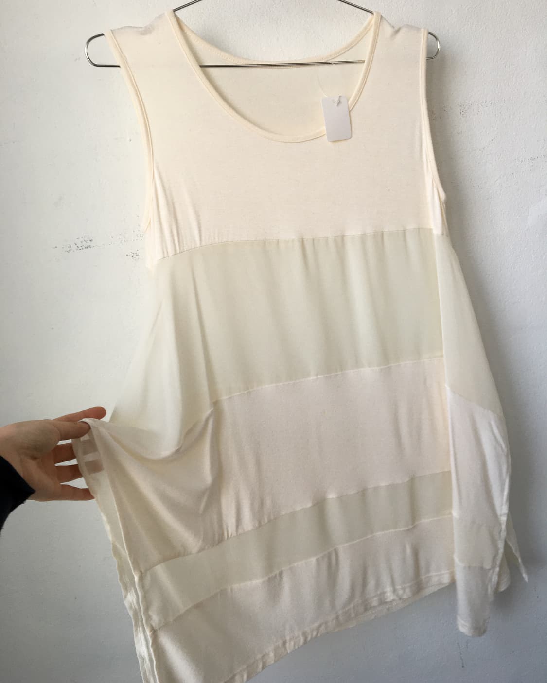 Unbalanced pattern sleeveless 상품이미지4