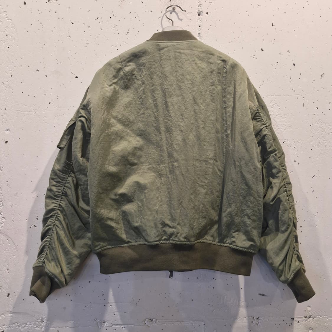 예일 YALE 올리브 MA-1 항공 점퍼 M 새상품 상품이미지5