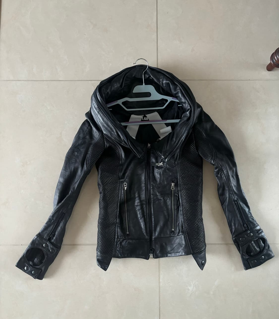 L.G.B 레더 자켓 상품이미지4