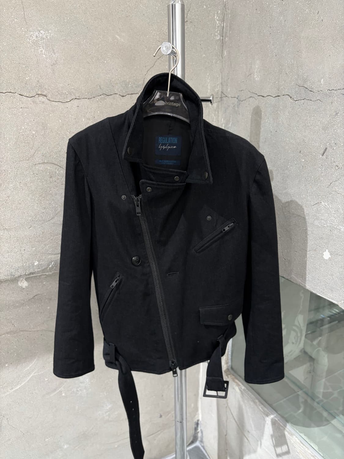 REGULATION Yohji Yanamoto 라이더 자켓 상품이미지3