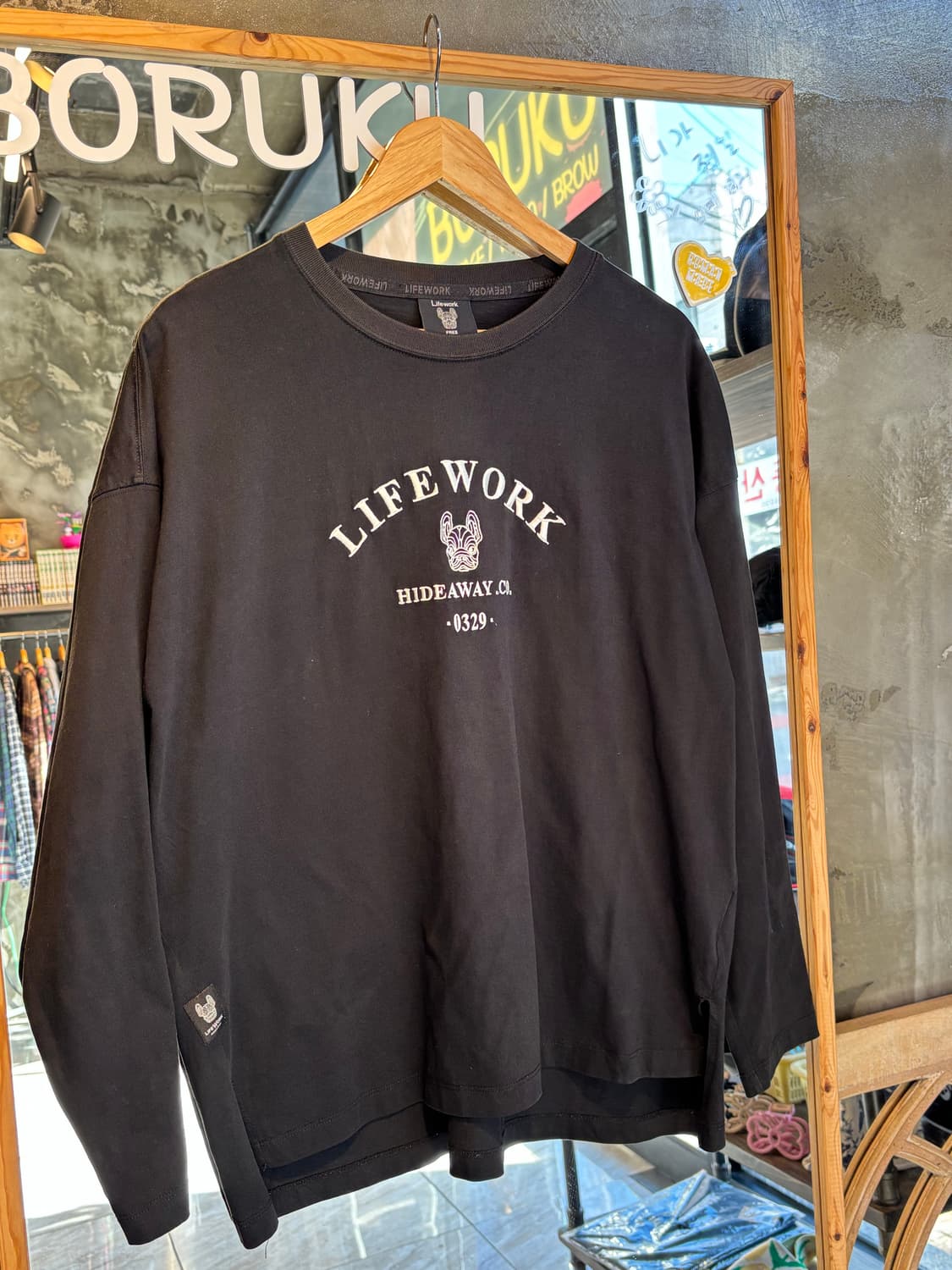 라이프워크 블랙 롱슬리브 F 상품이미지1