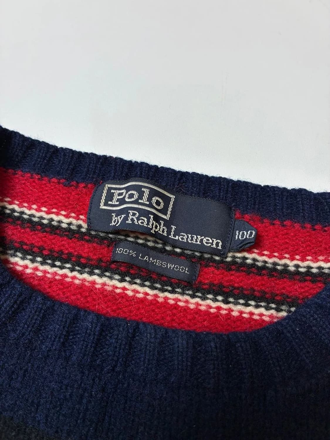 폴로 랄프로렌 90's 멀티 스트라이프 울 니트 PN8771 상품이미지5