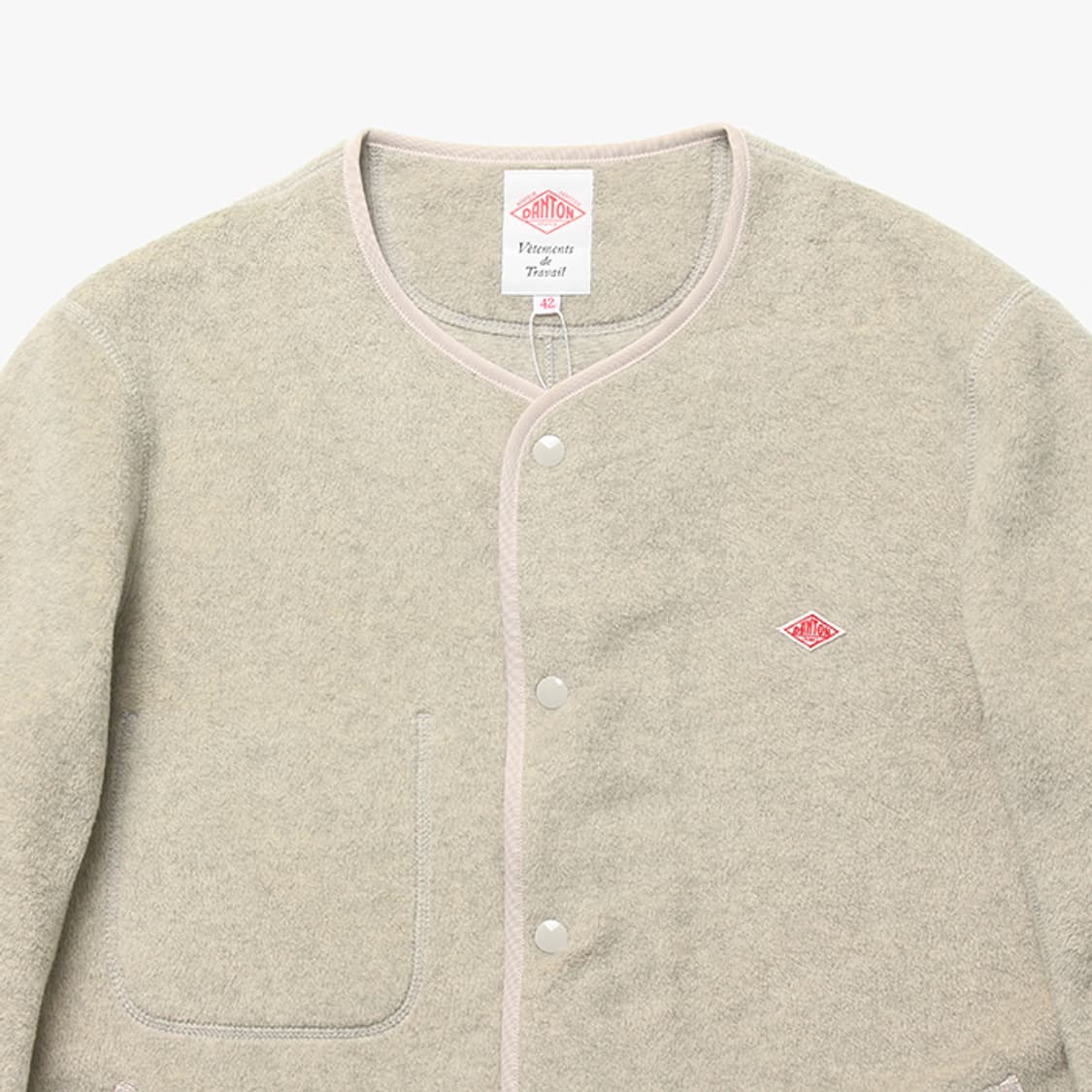  DANTON "Beige Fleece Jacket" 상품이미지2