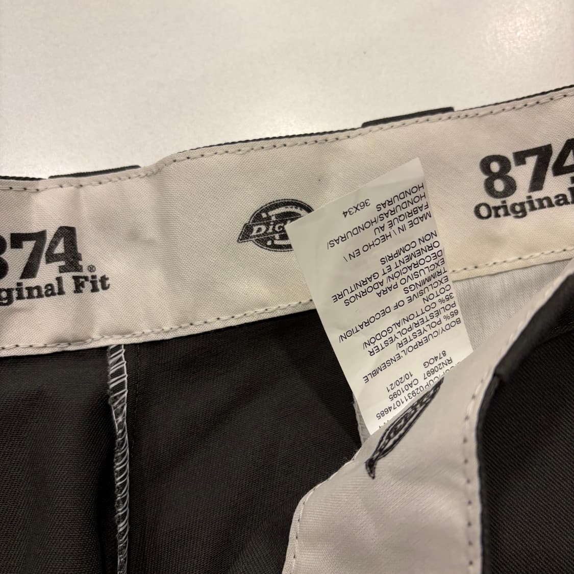[36x34] 디키즈 874 OG 워크 팬츠 카키 C417 상품이미지8