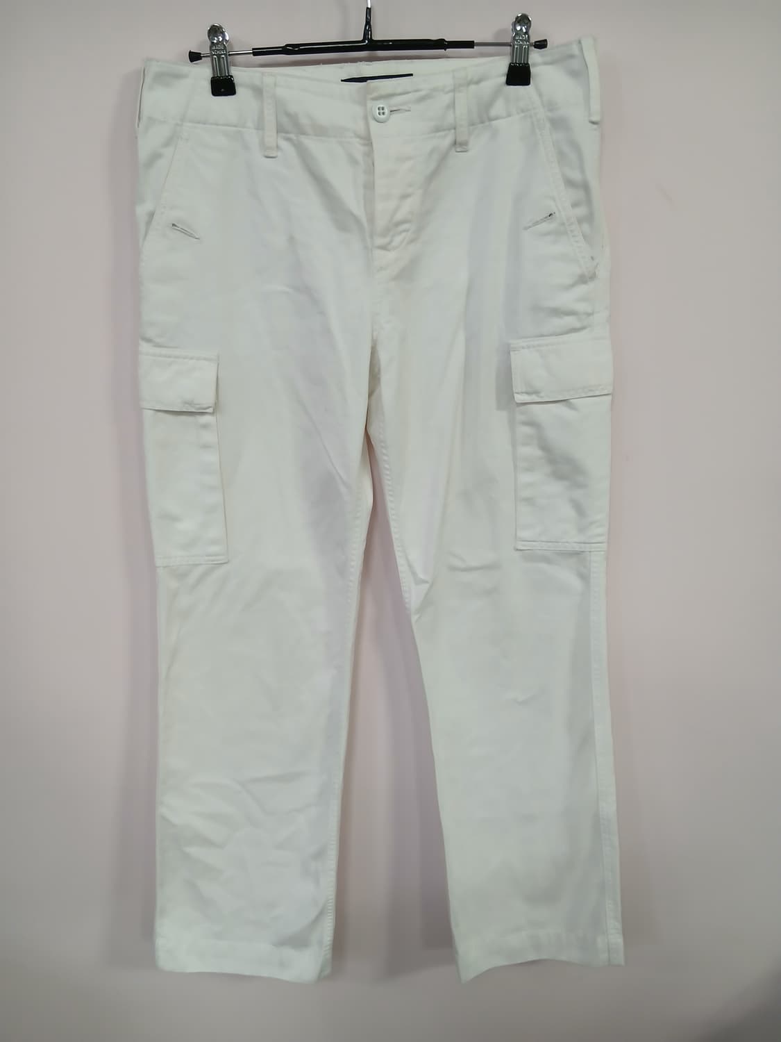 폴로 랄프로렌 화이트 카고 바지 면바지 상품이미지2