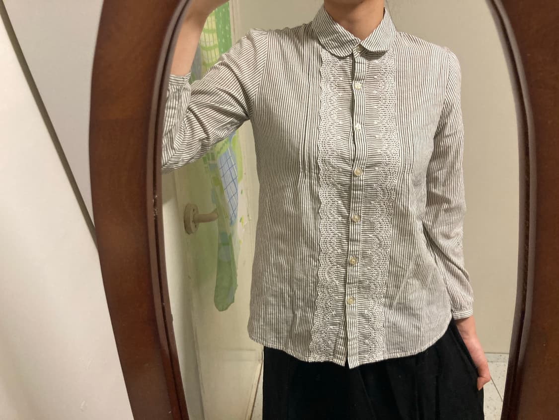 스프라이트 둥근카라 셔츠 상품이미지5