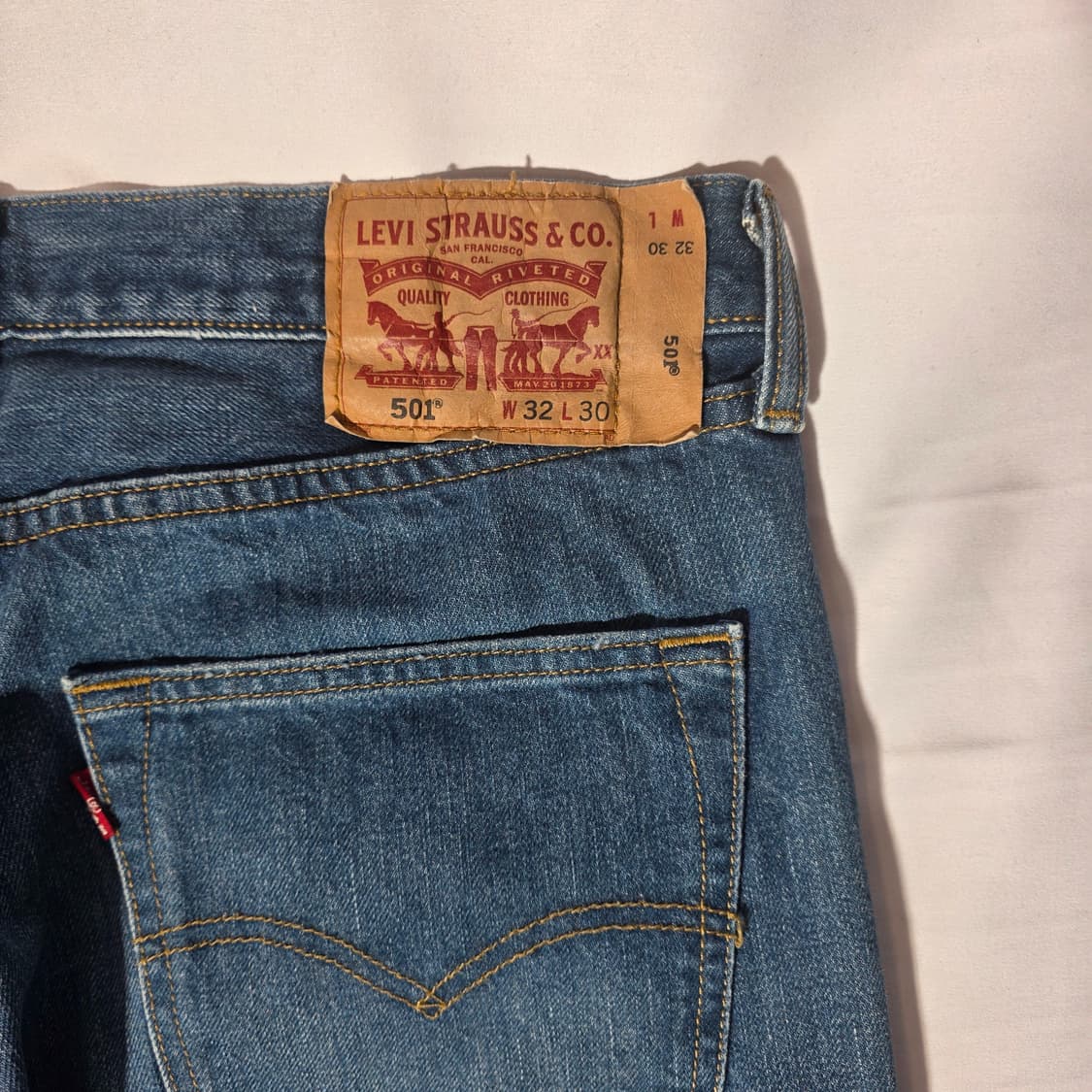 [W32L30]리바이스 LEVIS 501 데님팬츠 상품이미지6