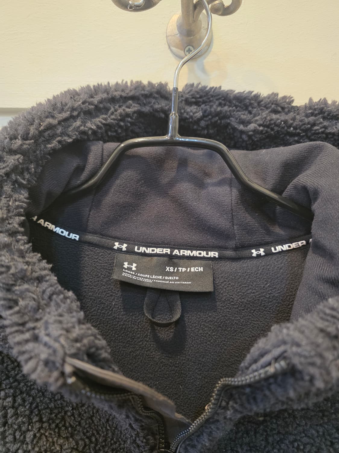 언더아머 UA 쉐르파 스웨컷 XS 사이즈 집업 상품이미지2