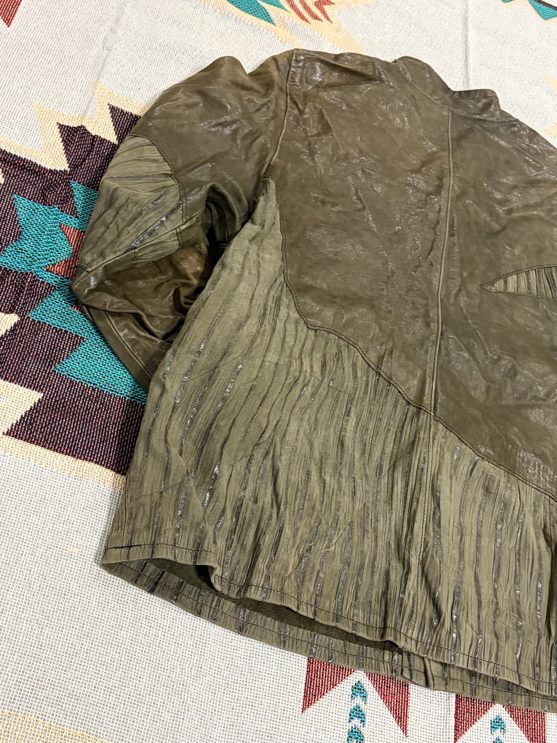 Grunge western leather jacket / 그런지 웨스턴 상품이미지8