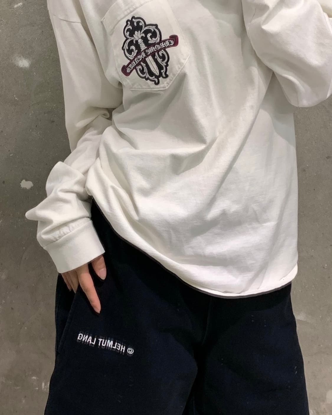 Helmut Lang 헬무트랭 블랙 코튼 하프팬츠 상품이미지3