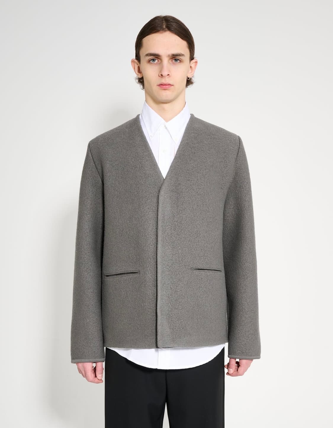 [S,M,L]리에르 25ss 워커 자켓/그레이 상품이미지1