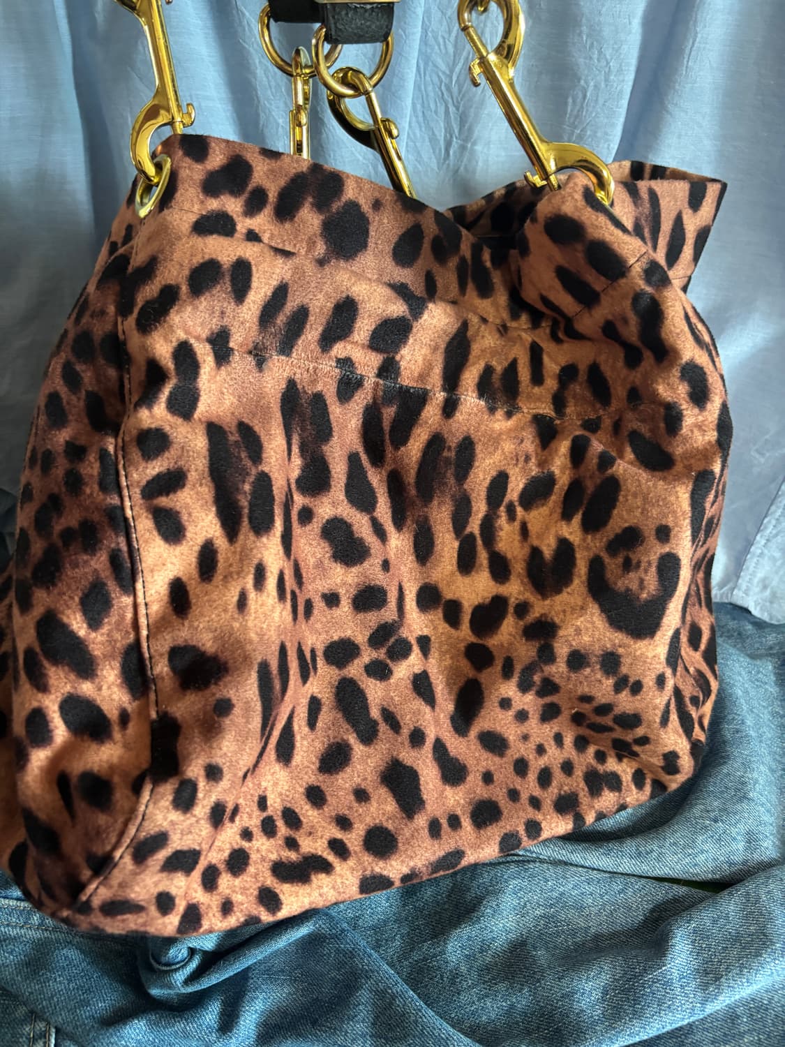 vintage dolce gabbana leopard boston bag 상품이미지10