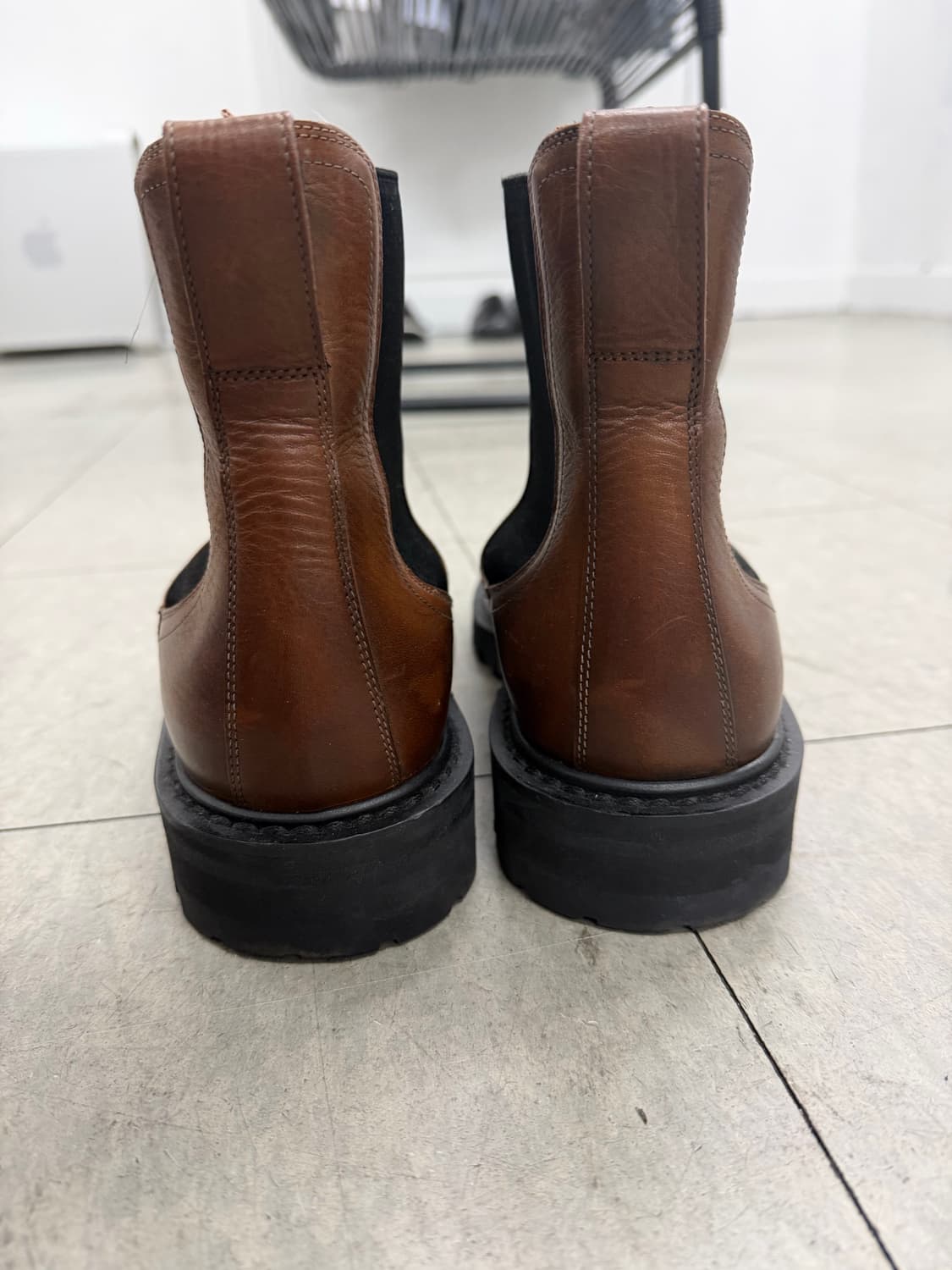 드리스반노튼 첼시부츠 브라운 상품이미지3