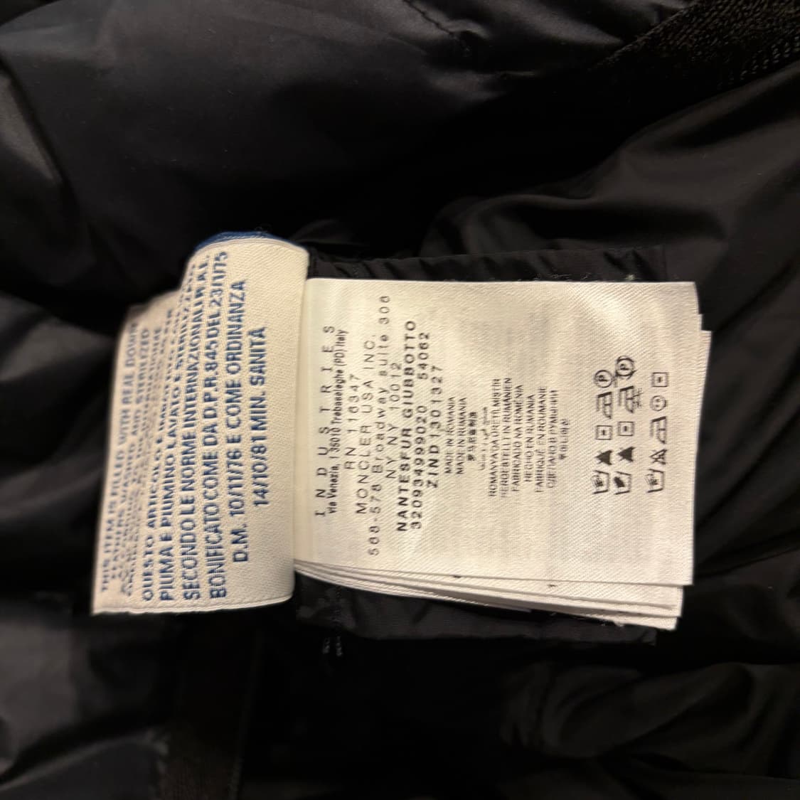 [1] 몽클레어 우먼 블랙 롱 패딩 코트 퍼 후드 벨티드 D372 상품이미지9