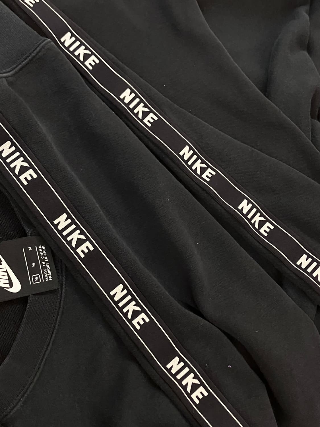나이키 크롭 맨투맨 블랙 M #csz3363 상품이미지5