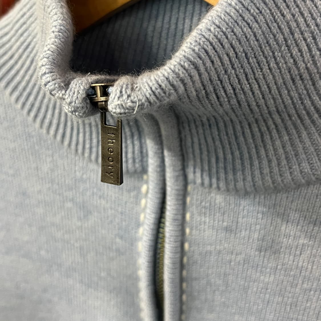 [40] 띠어리 울100% 니트 하프집업  상품이미지4