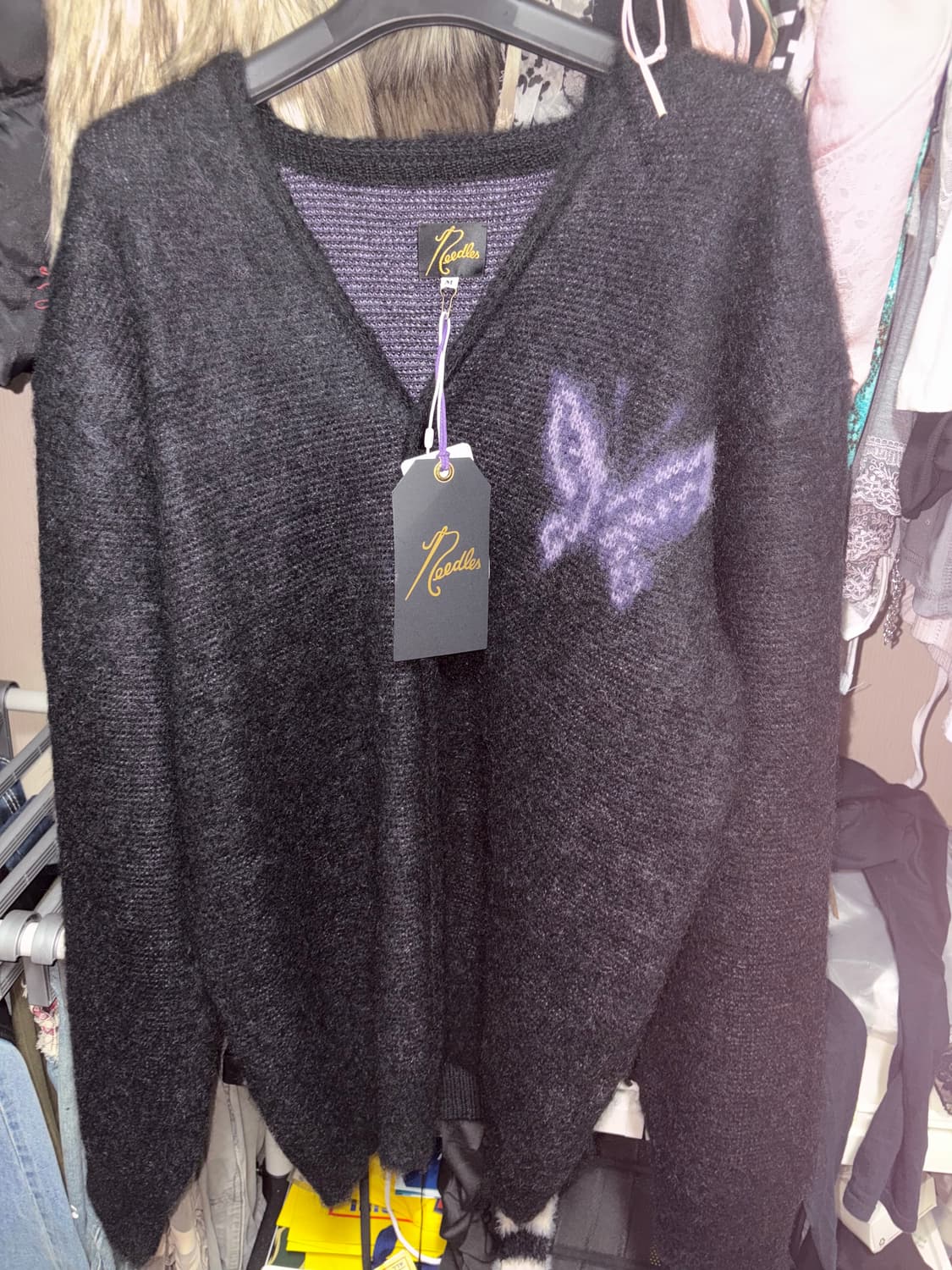 니들스 모헤어 가디건 상품이미지4