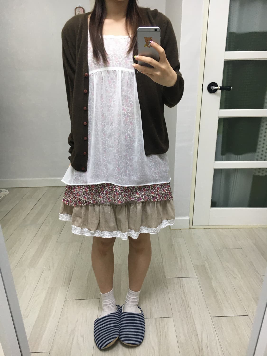 잔꽃 레이스 슬리브리스 상품이미지4