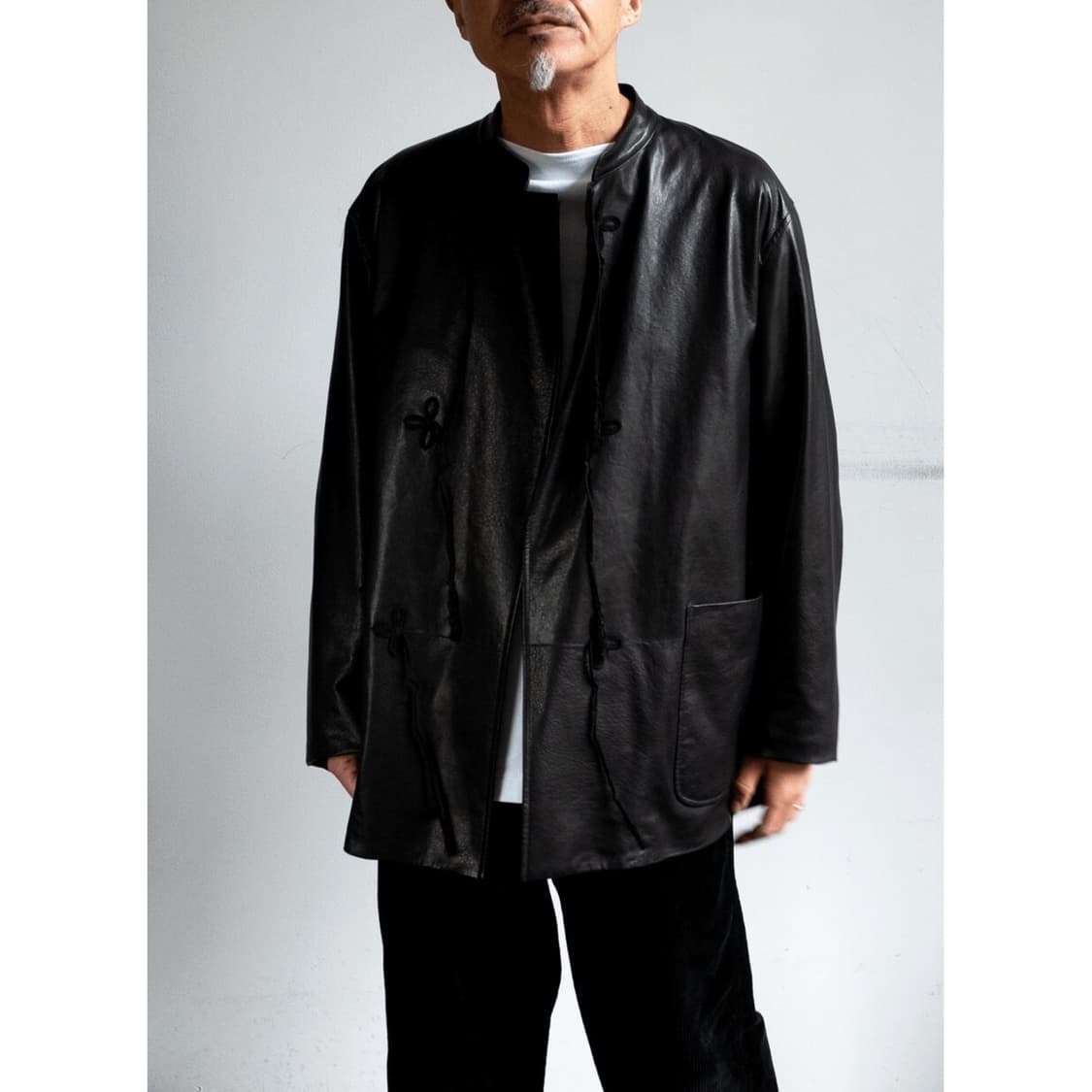 25ss Sheep Leather Stand Collar Jacket 상품이미지1