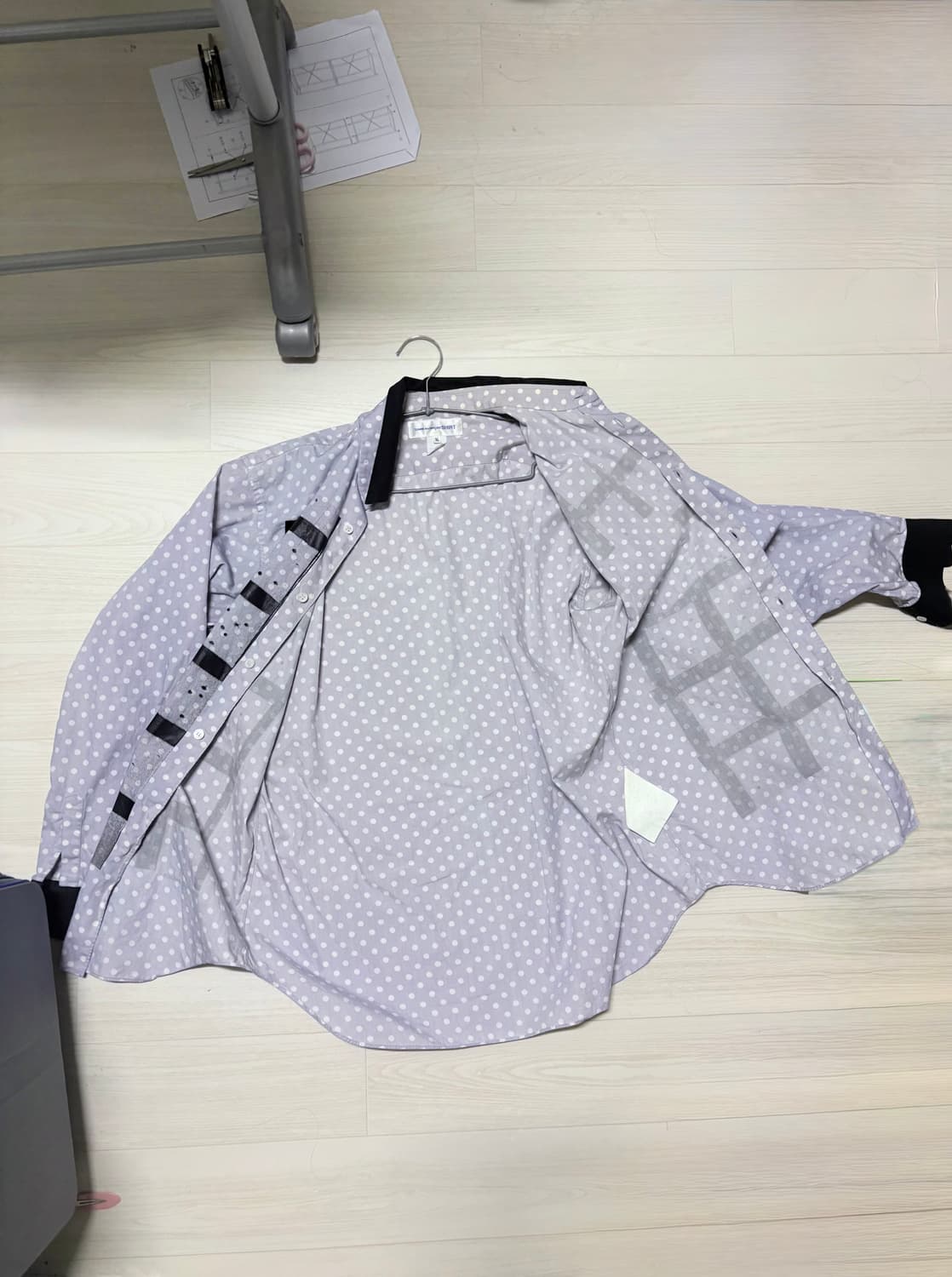 꼼데가르송 프린팅 셔츠 M 상품이미지2