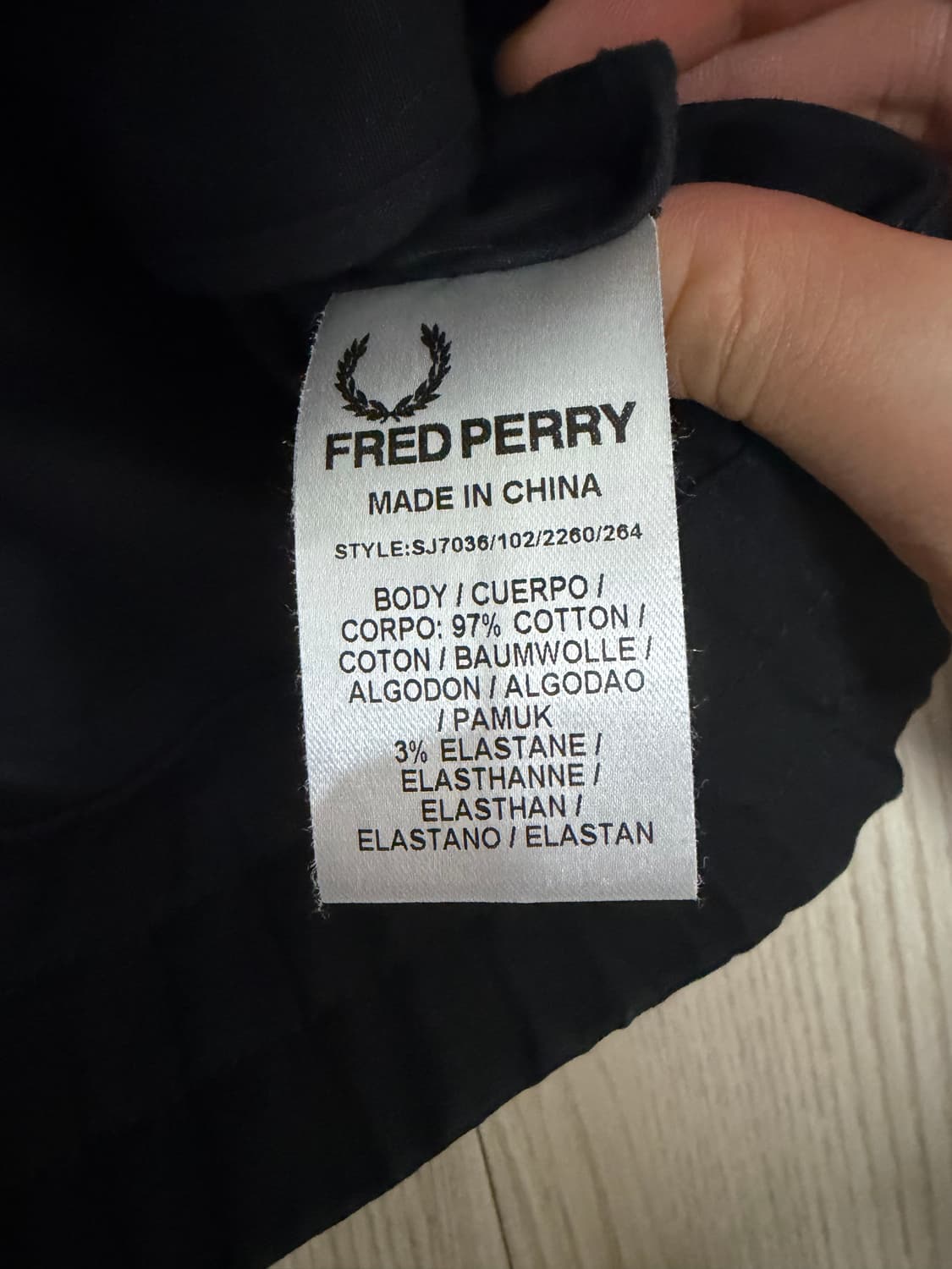 프레드페리 라프시몬스 봄버 xs 상품이미지4