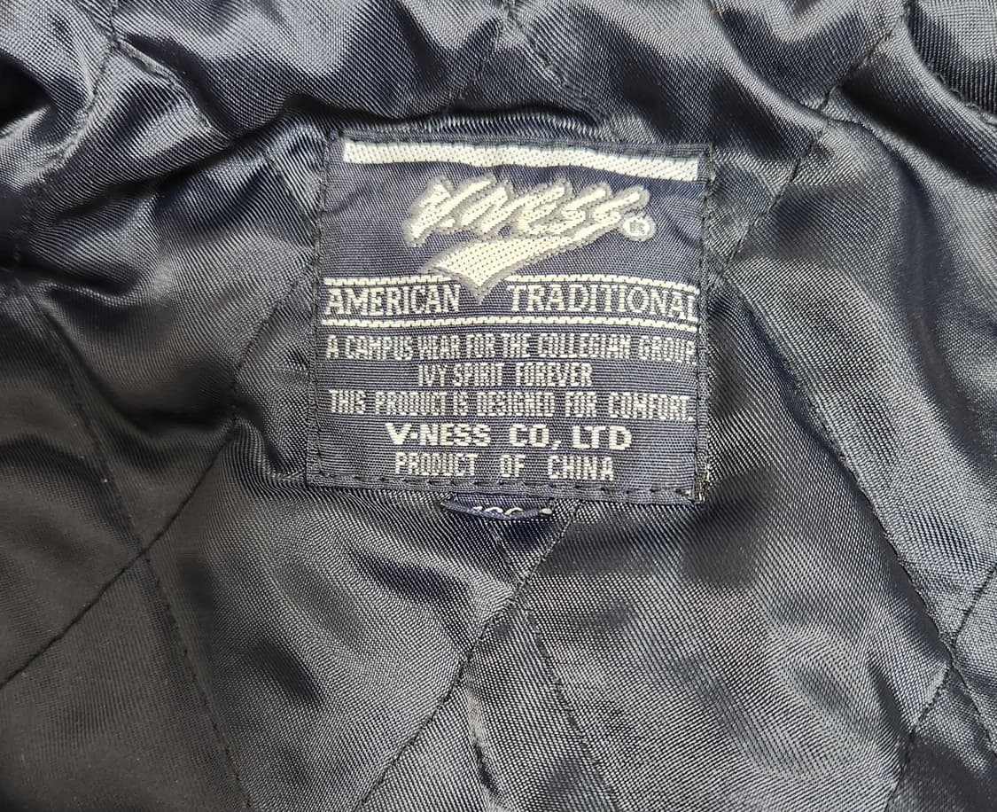 VNESS 모직 체크 누빔 자켓 상품이미지3