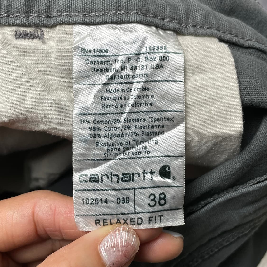 CARHARTT 칼하트102514 유틸리티 워크 하프팬츠 A01145 상품이미지10
