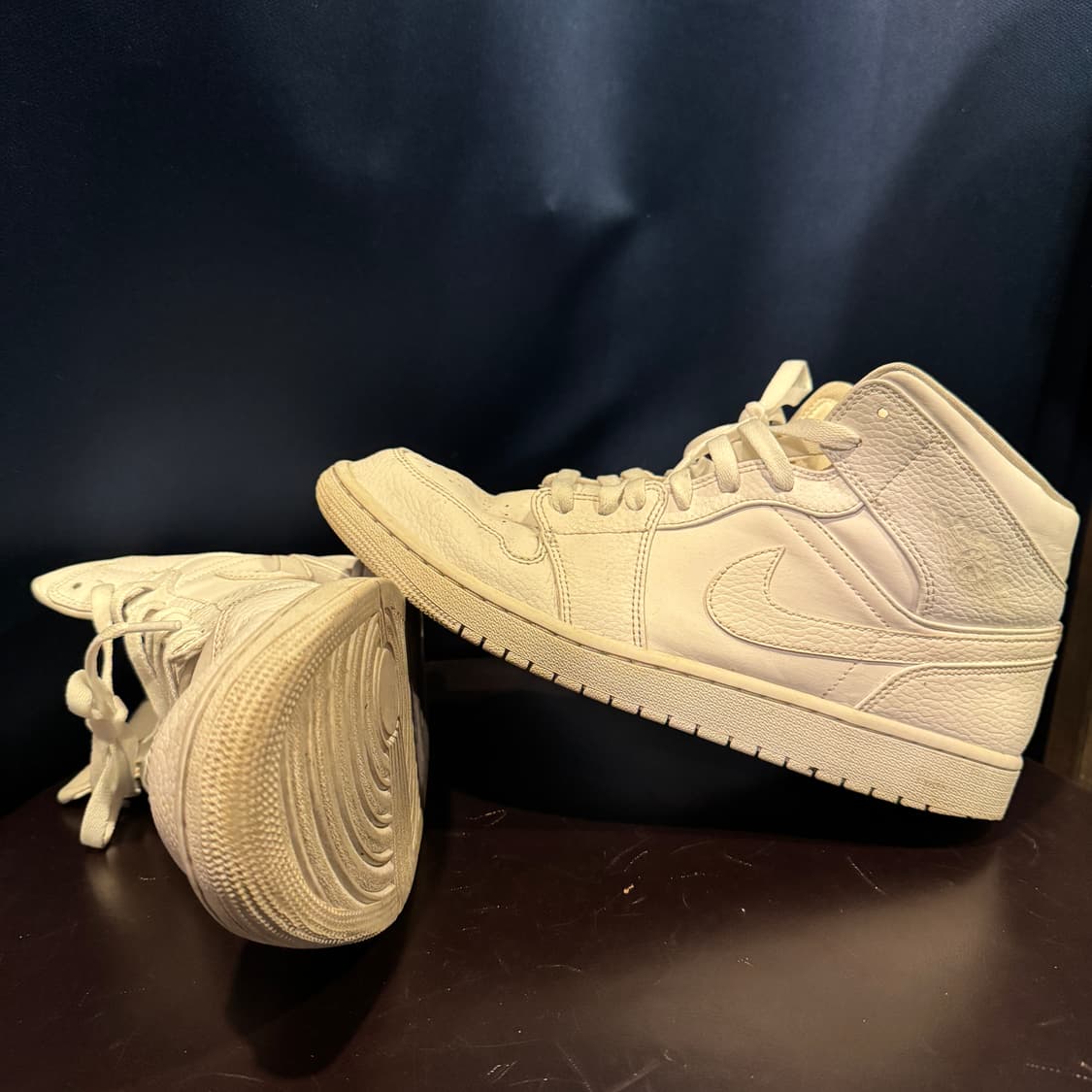 NIKE 조던 미드 트리플 화이트 상품이미지7