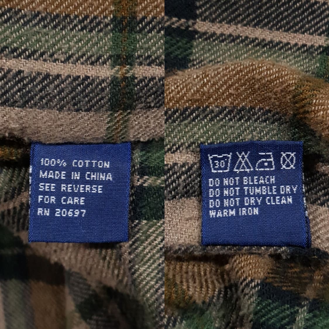 실측 L (100) 디키즈 코듀로이 노바체크 포켓 워크 초어 자켓 네이비 상품이미지10