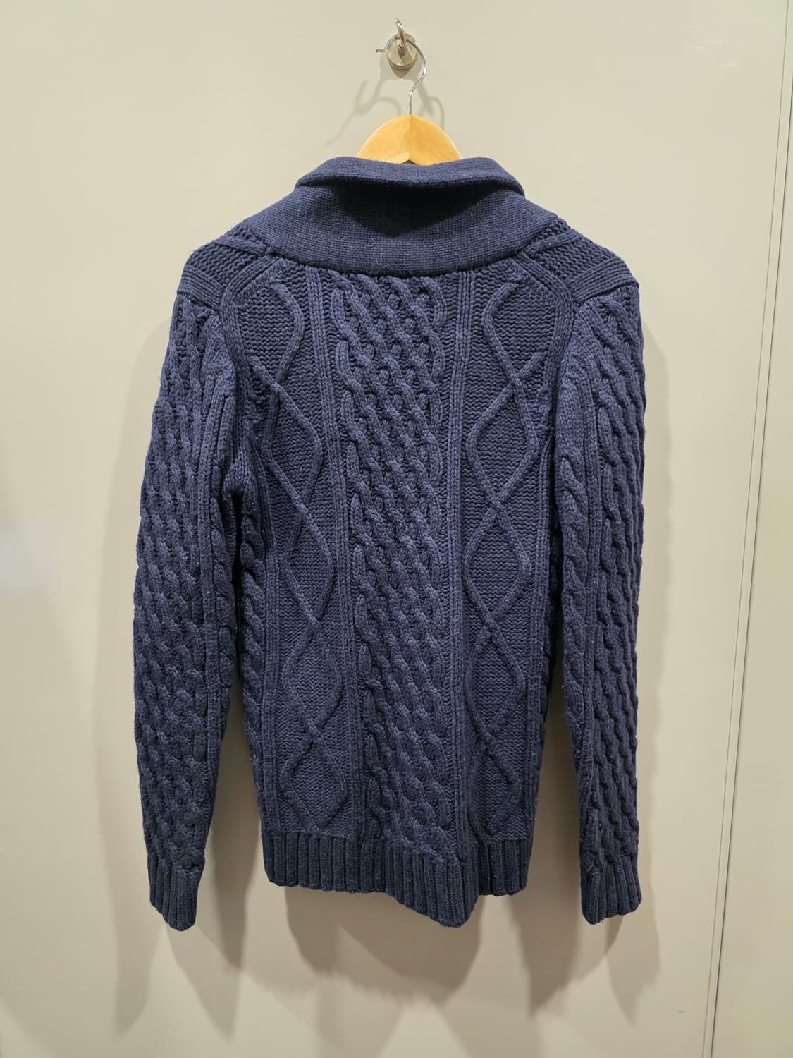 일본 저널스탠다드 숄칼라 케이블 가디건 상품이미지2