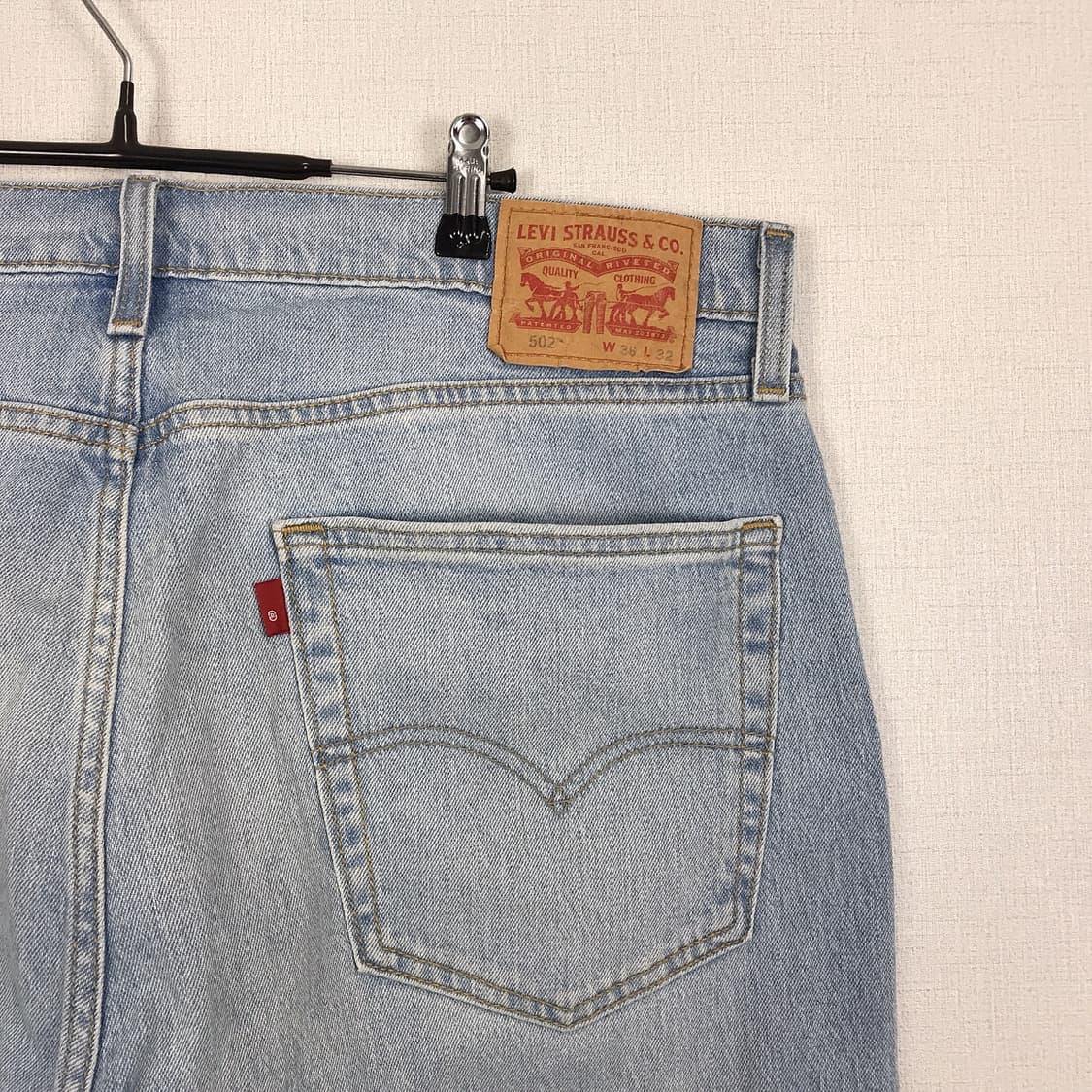 리바이스 Levi's 502 쿨진 블랭크탭 청바지 데님 남성36 상품이미지5