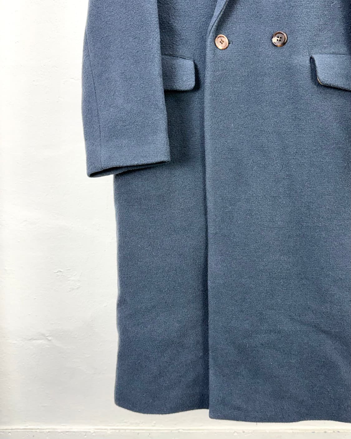 언더커버 18aw 도비 체스터 더블 울 코트 상품이미지4