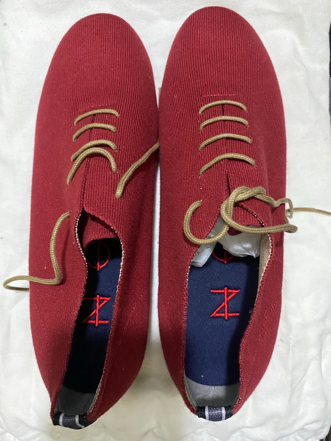 (미사용) 노도니트 NODO KNIT 레드 옥스포드 로퍼 상품이미지2
