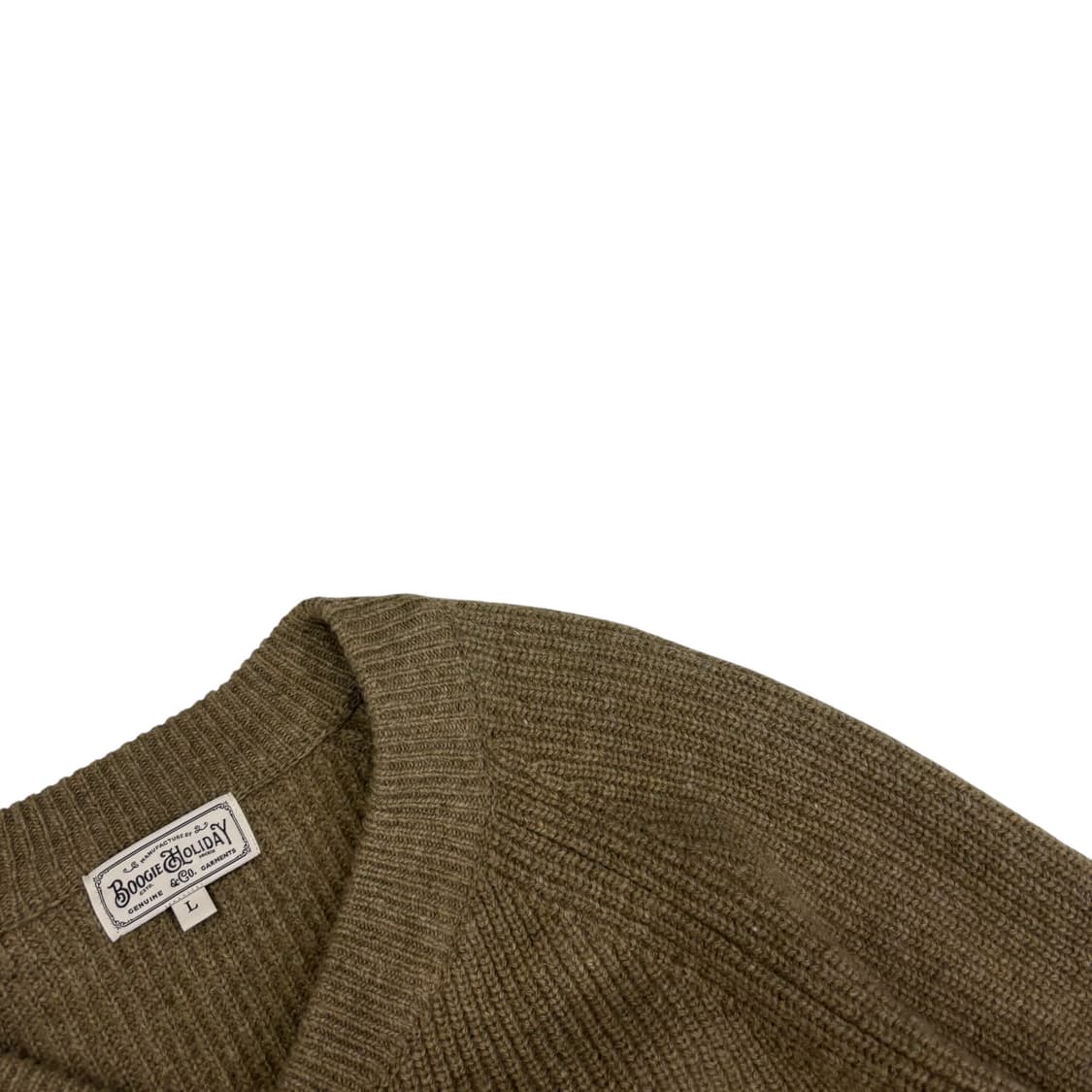 부기홀리데이 램스울 라운드넥 가디건 상품이미지3