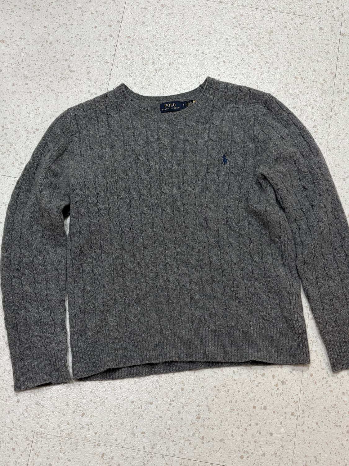 여성 폴로 울 니트 L 사이즈 상태 최상 🖤🩶 상품이미지1