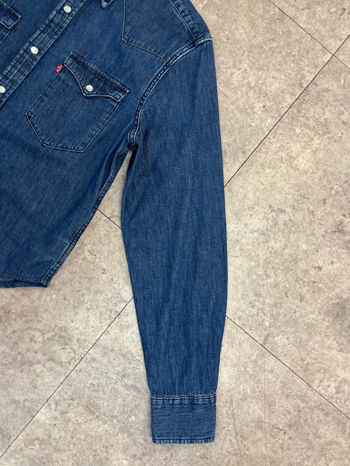 리바이스 웨스턴 데님 셔츠 S  #csz3313 상품이미지7