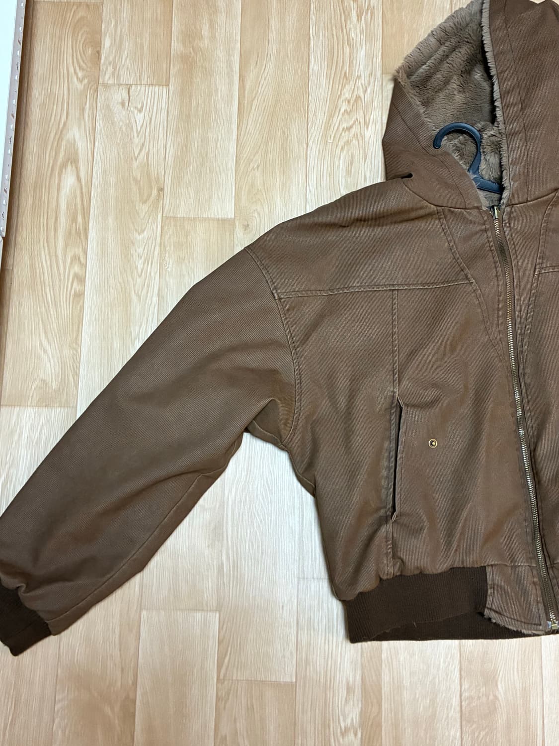 브라운 털 자켓 상품이미지2