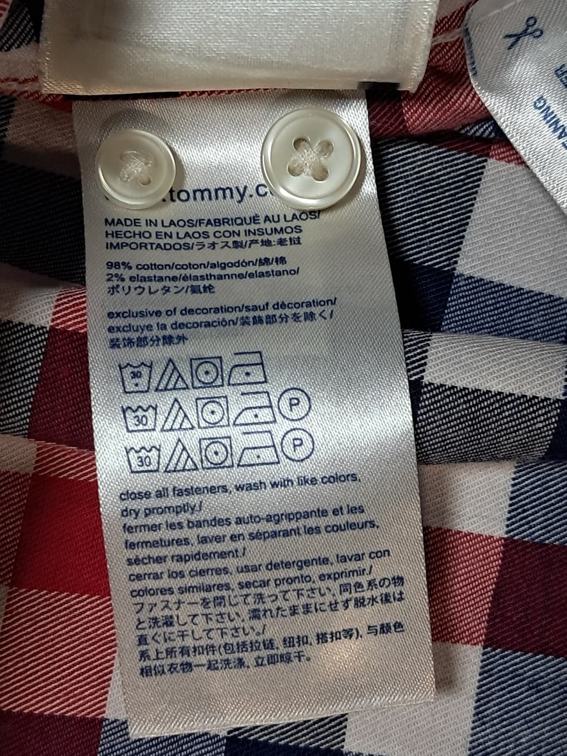 타미힐피거 긴팔 셔츠 L 상품이미지9