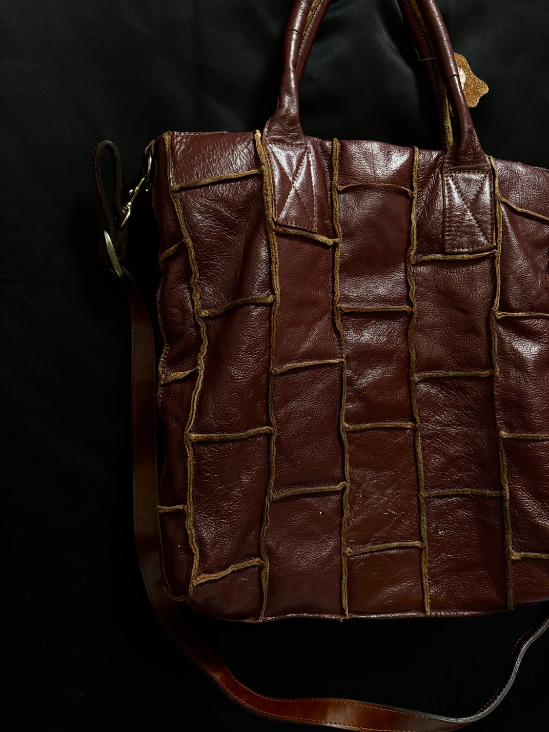 “Unknown” Burgundy Grunge Mood Bag 상품이미지6
