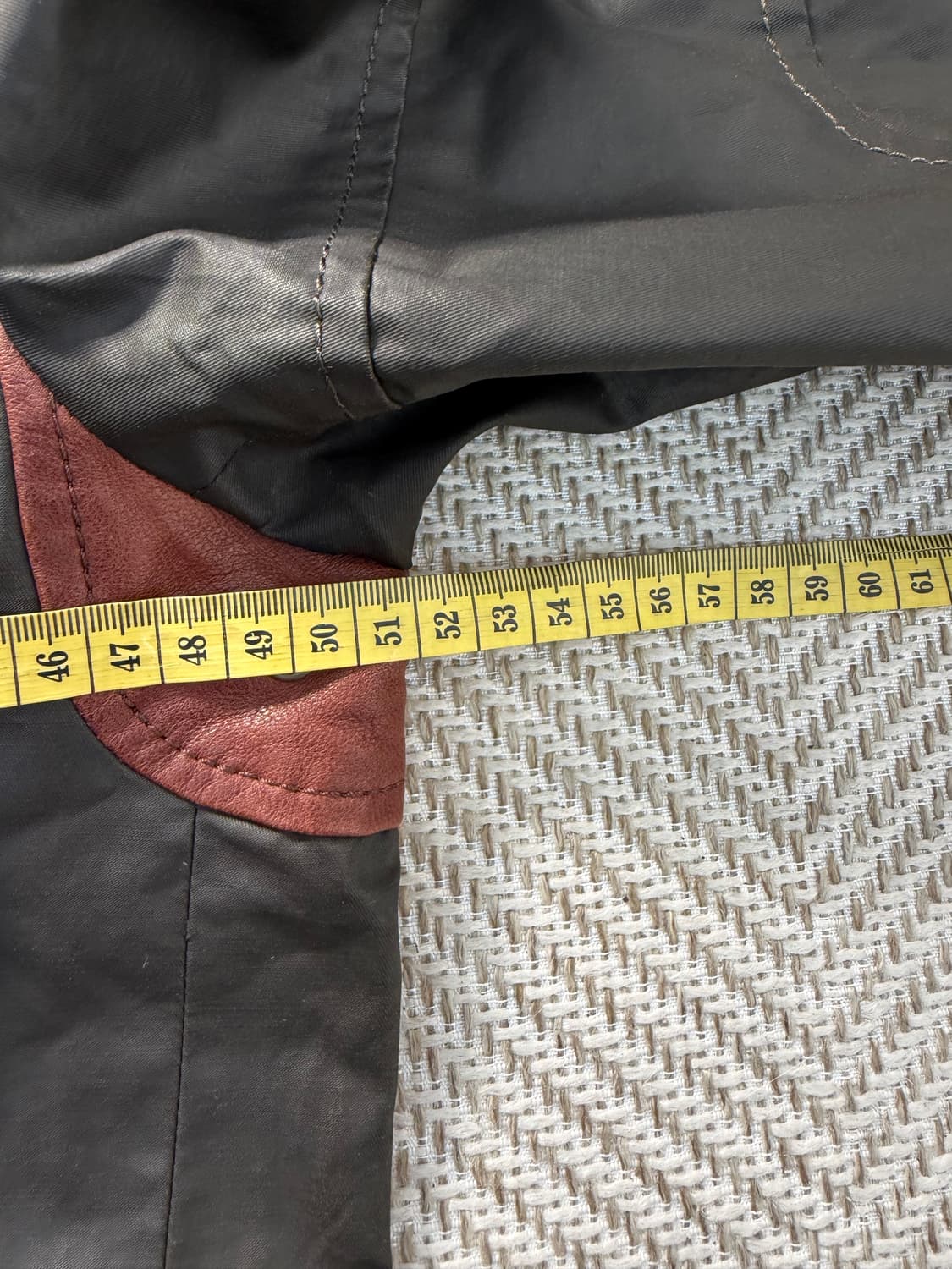 정품) 시스템옴므 한섬 코듀로이 카라 양가죽 자켓 100 상품이미지9