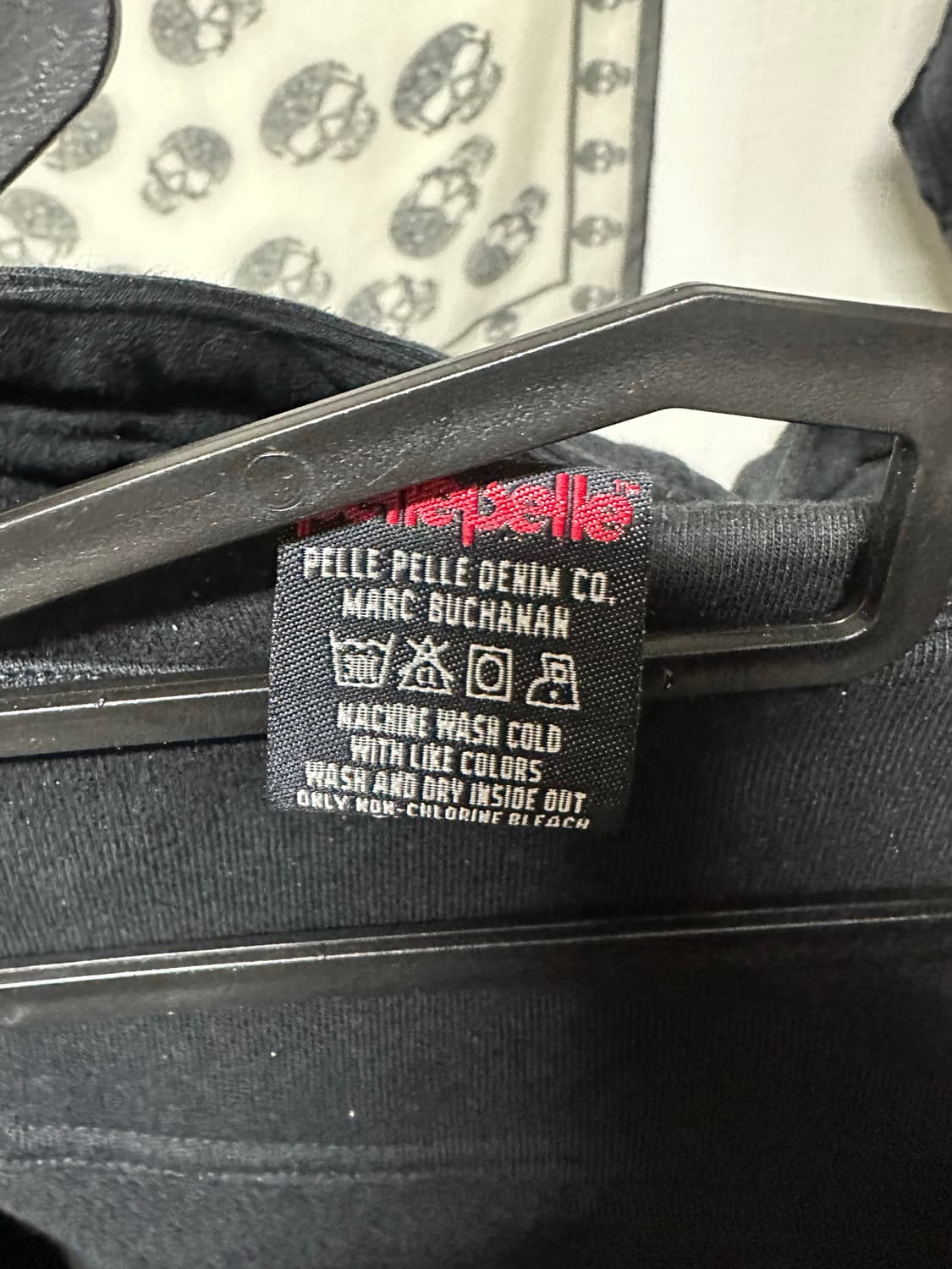 펠레펠레 90‘s 로고 레더패치 헤비스웨트 후드집업 xl 상품이미지9