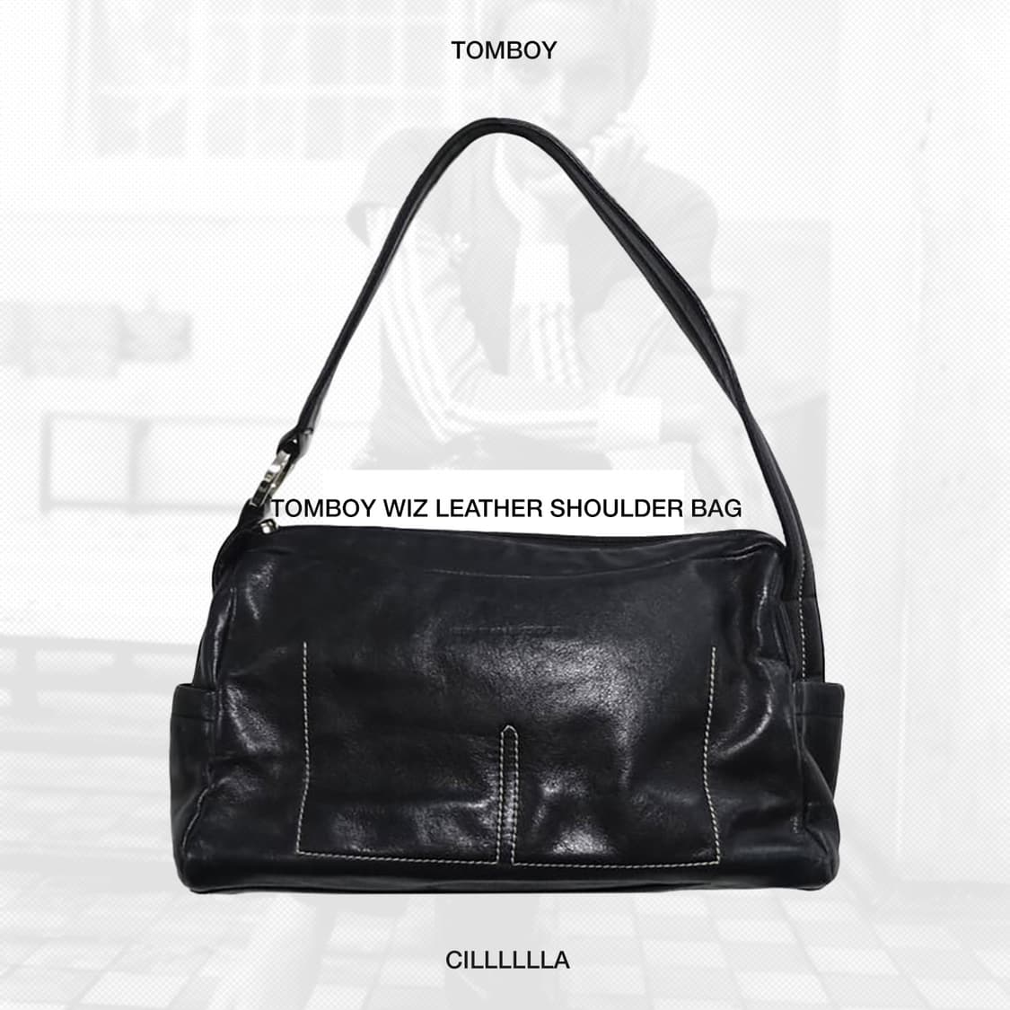 TOMBOY WIZ 톰보이 위즈 레더 숄더백 상품이미지1