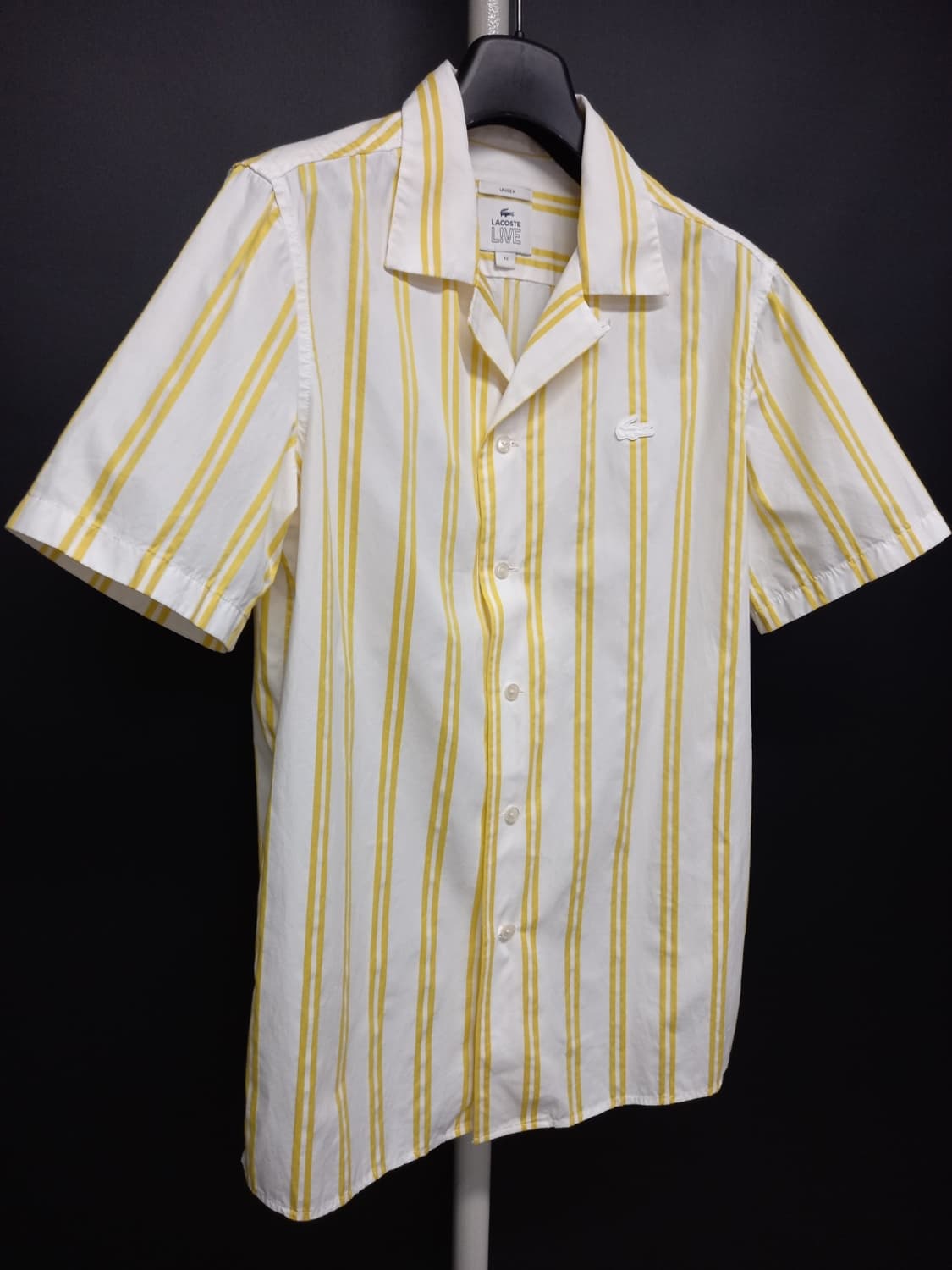 새 라코스테 춘하 박시루즈핏 남방 XS 44-66 상품이미지4